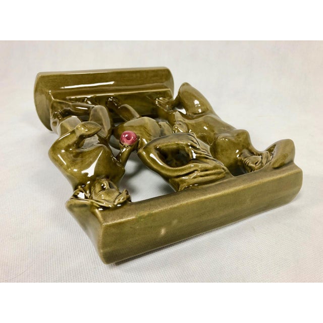 Figurine of Three Graces in the Bathhouse by Zdeněk Frank for Johoker Bechyně, 1970 For Sale - Image 11 of 13