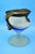 20th CenturyVase in Satin Glass and Galvanized Copper or Bronze by Filip Ravert, Bucharest, 1970s For Sale - Image 8 of 18