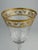 Antique Thistle Crystal Wine Glass from Saint Louis, 1890s For Sale - Image 3 of 9