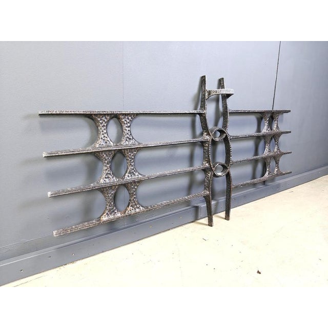 Metal Large Brutalist Wall Sculpture, 1970s For Sale - Image 7 of 12