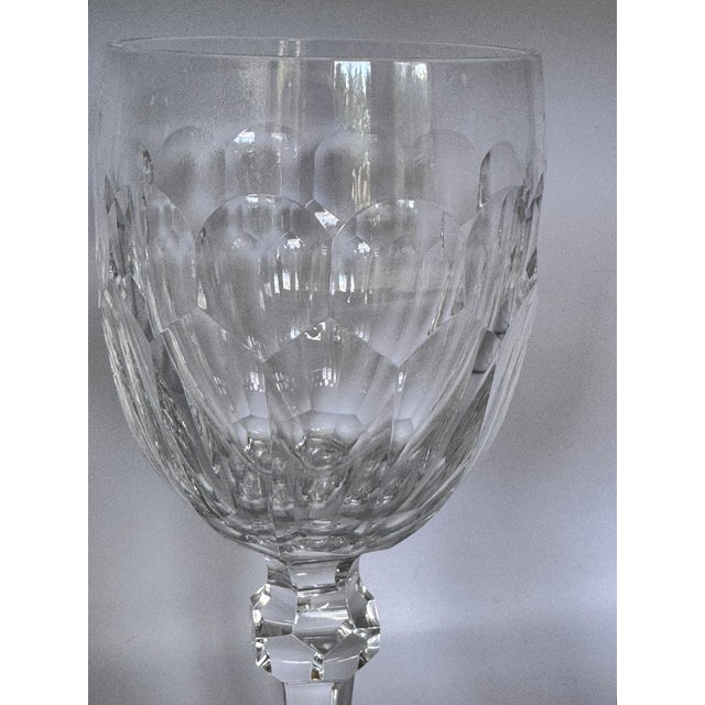 Late 20th Century Waterford Curraghmore Water & Wine Goblets - A Pair For Sale In Seattle - Image 6 of 13