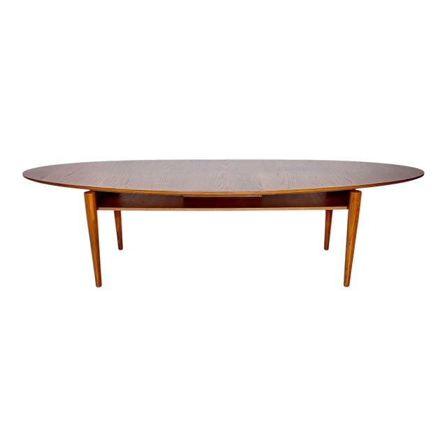 Mid-Century Modern Floating Surfboard Coffee Table, 1990s For Sale