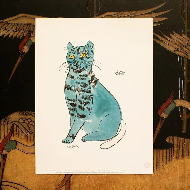 1990s 1993 the Andy Warhol Foundation Lithograph After Andy Warhol "Sam" For Sale - Image 5 of 6