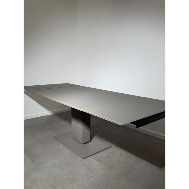 Echo Extendable Dining Table in Glass from Calligaris For Sale - Image 9 of 9