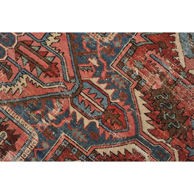 1910s Northwest Geometric Rug, 11 x 12 For Sale - Image 10 of 11