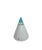 Vintage Cone Pyramid Table Lamp in White and Blue Murano Glass by Giusto Toso for Leucos, 1970s For Sale - Image 11 of 12