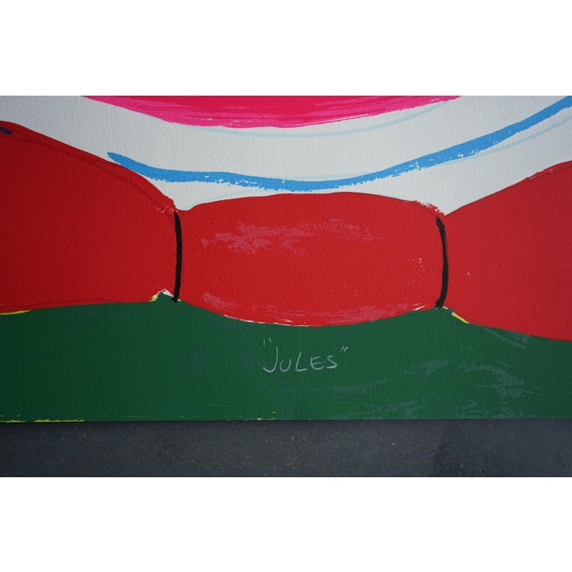 1990s Frederick James Brown, Jules, 1990, Silkscreen Print For Sale - Image 5 of 8