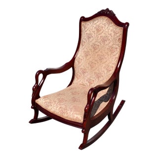 Antique Victorian Rocking Chair For Sale