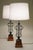 Wood 1930s French Empire Neoclassical Wire Urn Cage Brass Wood Table Lamps - a Pair For Sale - Image 7 of 11