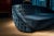 Blue Italian Round Capitonne Fabric Sofa from VGnewtrend For Sale - Image 8 of 11