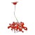 Italian Abstract Red Coral Style Pendant For Sale