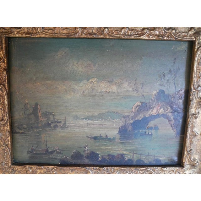 Unknown, Seascape, 1800s, Oil and Copper For Sale - Image 13 of 15