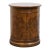 Henredon Furniture Traditional Style Bird's Eye Maple 21" Accent Round Storage End Table 4700-43 For Sale