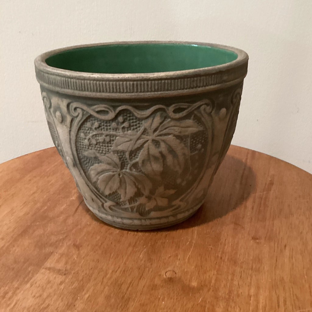 Circa 1920 Original Red Wing Union Brush Ware Green Pottery