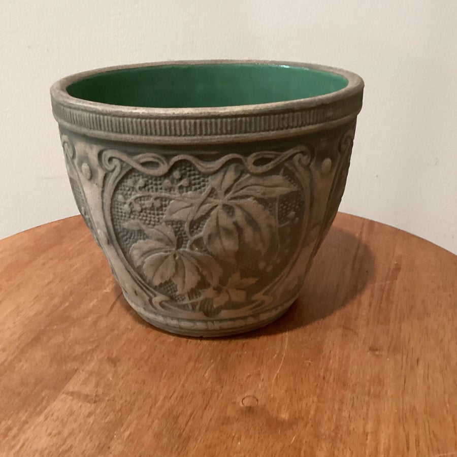 Circa 1920 Original Red Wing Union Brush Ware Green Pottery