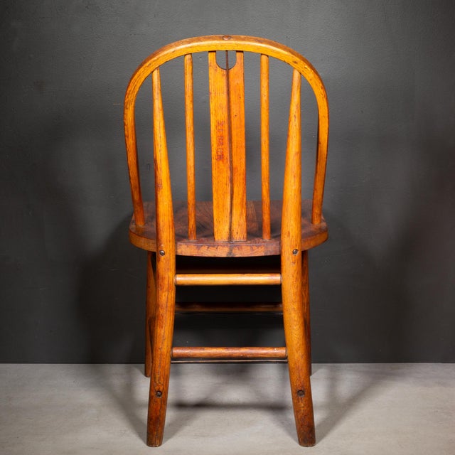 Industrial Marietta Chair Co. World War 2 Usmd Military Wooden Chair c.1944 For Sale - Image 3 of 7