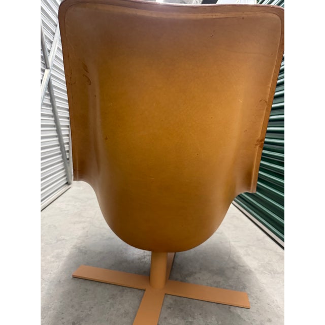 Modern Extrodinary Leather Mart Arm Chair From B&b Italia, Italy For Sale - Image 3 of 5