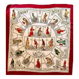 Hermès Tenue De Vénerie 1964 Silk Scarf Designed by Charles Hallo For Sale