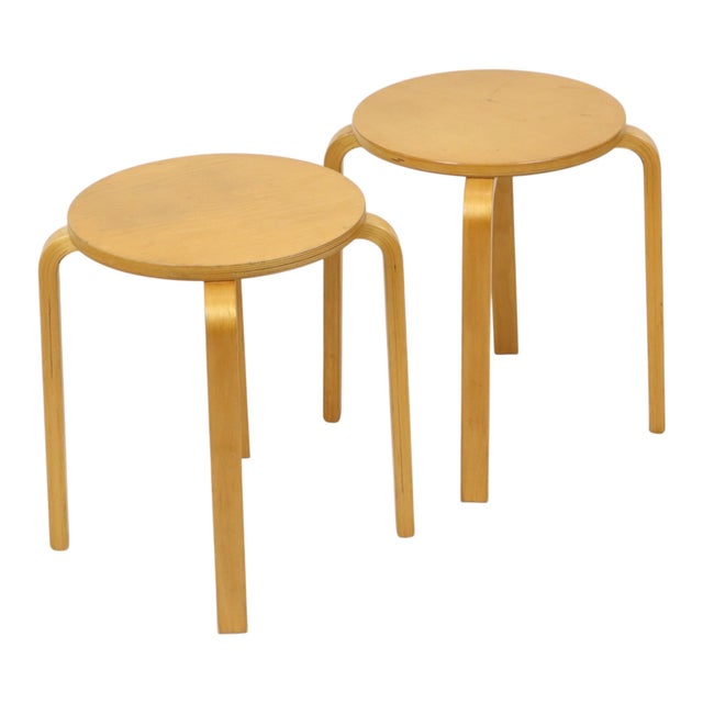 Vintage Frosta Stools in Beech Wood from Ikea, 1990s, Set of 2 For Sale - Image 15 of 18