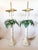 Vintage Hollywood Regency Italian Palm Tree Tole Lamps, a Pair For Sale - Image 16 of 16