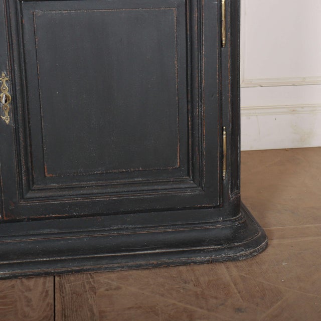 Wood Dutch Glazed Display Cabinet For Sale - Image 7 of 11