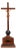 Table Crucifix with Carved Wooden Corpus on Ball and Plinth, Belgium, 1900s For Sale