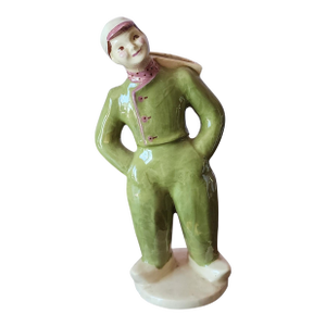 Mid Century Modern Ceramic Hedi Schoop Hollywood Ca Male Figurine, C1950s