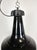 Industrial Industrial Black Pendant Factory Lamp with Cast Iron Top, 1970s For Sale - Image 3 of 17