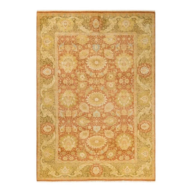 Brown Mogul, One-of-a-Kind Hand-Knotted Area Rug in Brown, 6' 2" x 8' 9" For Sale - Image 8 of 8