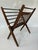 Mid 20th Century Vintage Retro Rosewood Mid Century Modern Magazine Rack, 1950s For Sale - Image 5 of 8