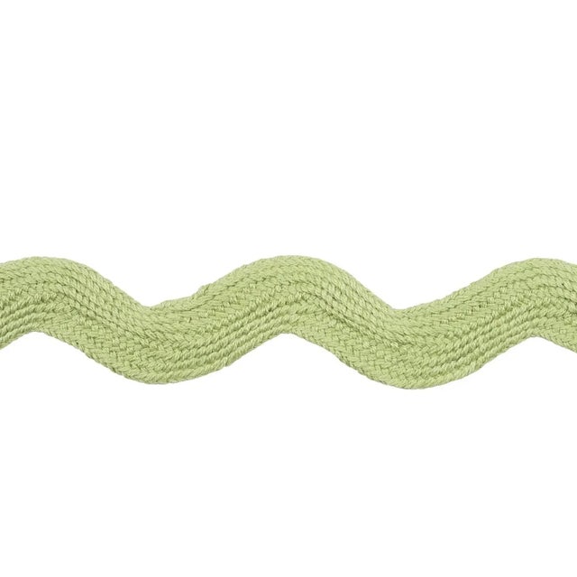 Contemporary Schumacher Ric Rac Tape Large Tape in Celadon For Sale - Image 3 of 3