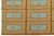 Sky Blue Swedish-Style Geometric Flatweave Wool Rug in Rust and Sky Blue For Sale - Image 8 of 10