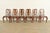 An outstanding set of six Queen Anne or Georgian style dining chairs By Henkel Harris USA, Circa 1970s Solid cherry wood...