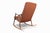 Mid 20th Century Mid 20th Century Sculptural Teak + Wool Rocking Chair Attributed to Ingmar Relling For Sale - Image 5 of 7