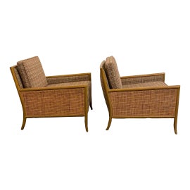 Example of T.H. Robsjohn Gibbings Club Chairs