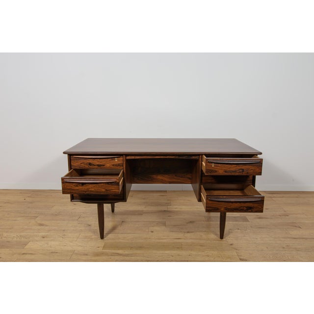 Mid-Century Modern Rosewood Desk by Svend Åge Madsen for Falster Møbelfabrik, Denmark, 1960s For Sale - Image 13 of 18
