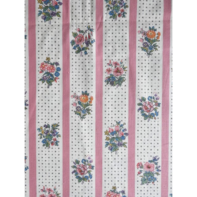 Rare Antique Morton Sundour Upholstery Fabric Chartsworth 5 Yards Floral 1920s For Sale - Image 15 of 17