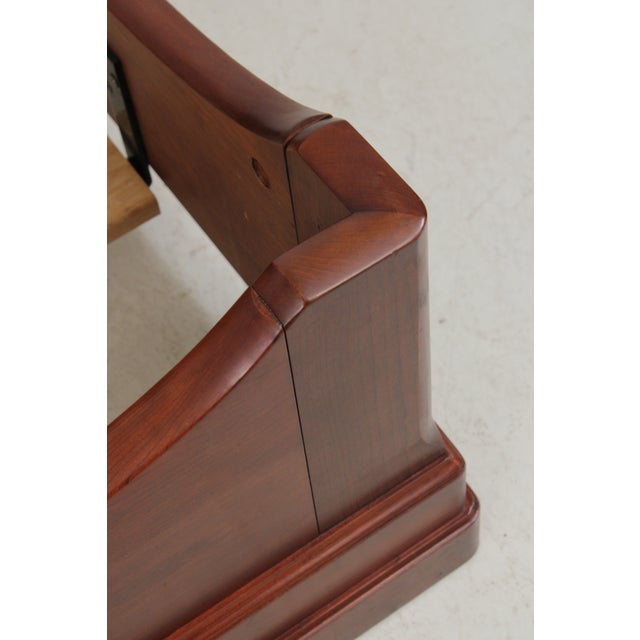 Stickley Cherry LaRochelle Queen Size Sleigh Bed For Sale - Image 13 of 18