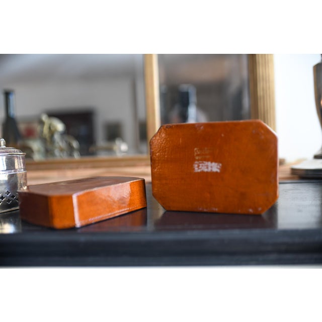 Chinese Vintage Chinese Brown Octagonal Lacquer Box Tea Caddy Tall 6" For Sale - Image 3 of 6