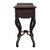 Victorian Walnut & Rosewood 2 Drawer Lift Top Sewing Stand C1890 For Sale - Image 11 of 12
