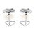 A stylish and iconic pair of Vintage tractor stools by Rodney Kinsman for OMK. They were made in England, they date from...