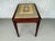 Vintage Carved Wood Needlepoint Bench / Accent Table With Floral Design For Sale - Image 9 of 9