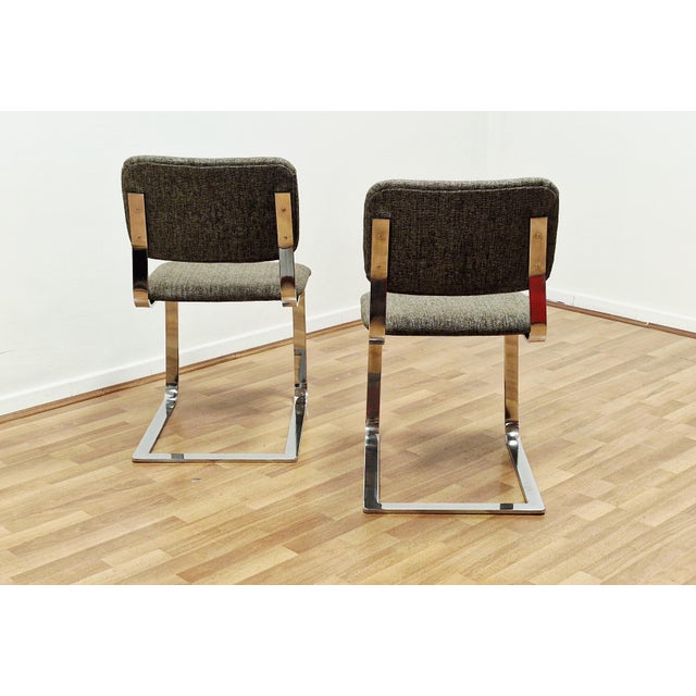 Vintage Sled Chairs from Mobel Italia, 1960s, Set of 4 For Sale - Image 9 of 18