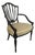 19th Century Hand Carved Hepplewhite Armchair Desk Chair For Sale