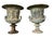 19th Century French Cast Iron Medici Borghese Garden Urns Pair For Sale - Image 4 of 18