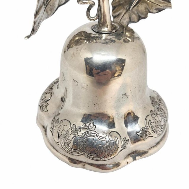 19th Century 19th Century Silver Table Bell For Sale - Image 5 of 9