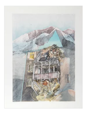 Anton (Toni) Krajnc, Golden Rose of Innsbruck, Lithograph