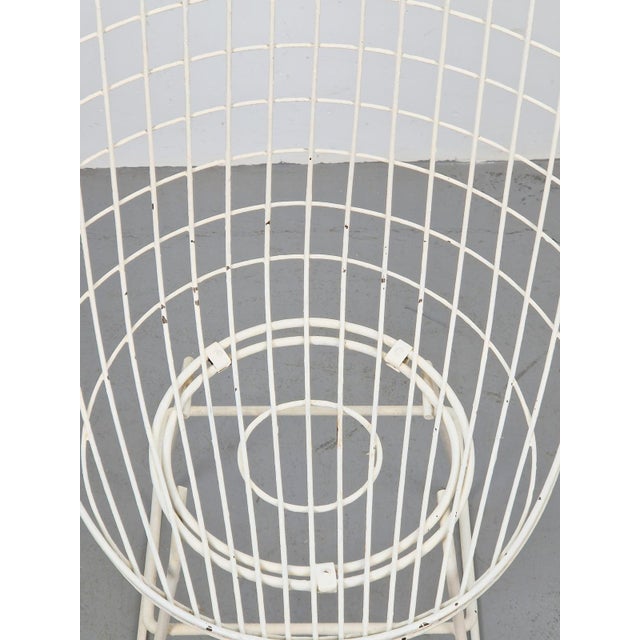Vintage early wire chair wire Cees Braakman for UMS Pastoe Rare metal wire chair, higher version, early edition, 1957...