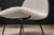 Carlo Hauner Set of Six Dining Chairs in Metal and Boucle by Carlo Hauner, Brazil, 1950s For Sale - Image 4 of 15
