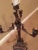 Gorgeous brass and marble candelabra. Purchased in France! Amazing Antique Piece.